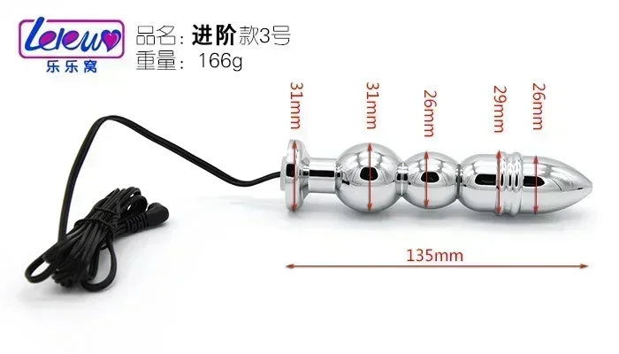 Sex Toys for Men Masturbation Novelty Electric Shock Butt Plug Anal Toys Penis Stimulation Pulse Orgasm Medical Theme Toys