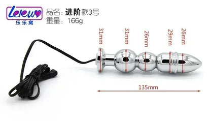 Sex Toys for Men Masturbation Novelty Electric Shock Butt Plug Anal Toys Penis Stimulation Pulse Orgasm Medical Theme Toys