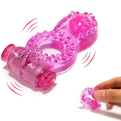 Vibrator Penis Ring Sex Toy For Men Masturbators Adult Vibrating For Women Clitoral Stimulation Couples Erotic Accessories Shop