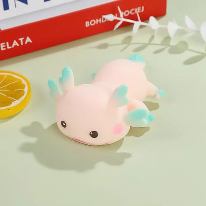 1/4 stücke Axolotl Squeeze Ball Nette Fisch Entspannen Cartoon Antistress Squishy Stress Relief Langsam Rising Für Erwachsene Kinder stretch Spielzeug