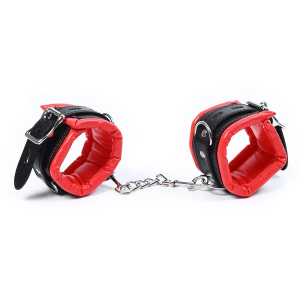 Luxury faux leather handcuffs – Perfect for controlled BDSM play