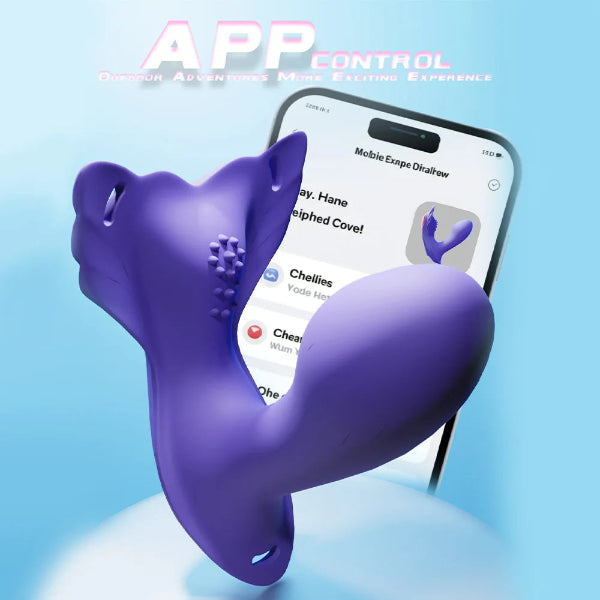 Dual-motor vibrator with app and Bluetooth control – portable and precise