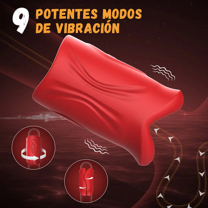 Male sex toy for men, adult toy, male masturbator with 9 vibration modes, powerful vibrating penis trainer, male sex toy