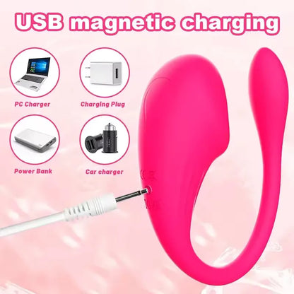 Tragbarer Vibrator Sexspielzeug für Frauen Paare Weibliche Erwachsenenspielzeuge Schmetterlings-Dildos G-Punkt-Vibrator Slip-Vibrator Rosen-Vibrator