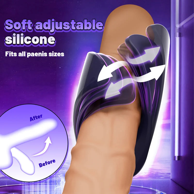 Sex Toys for Men - Male Masturbator Penis Training Vibrator with App Control Vibrating Sex Toy Stroker Glans Trainer Stimulator