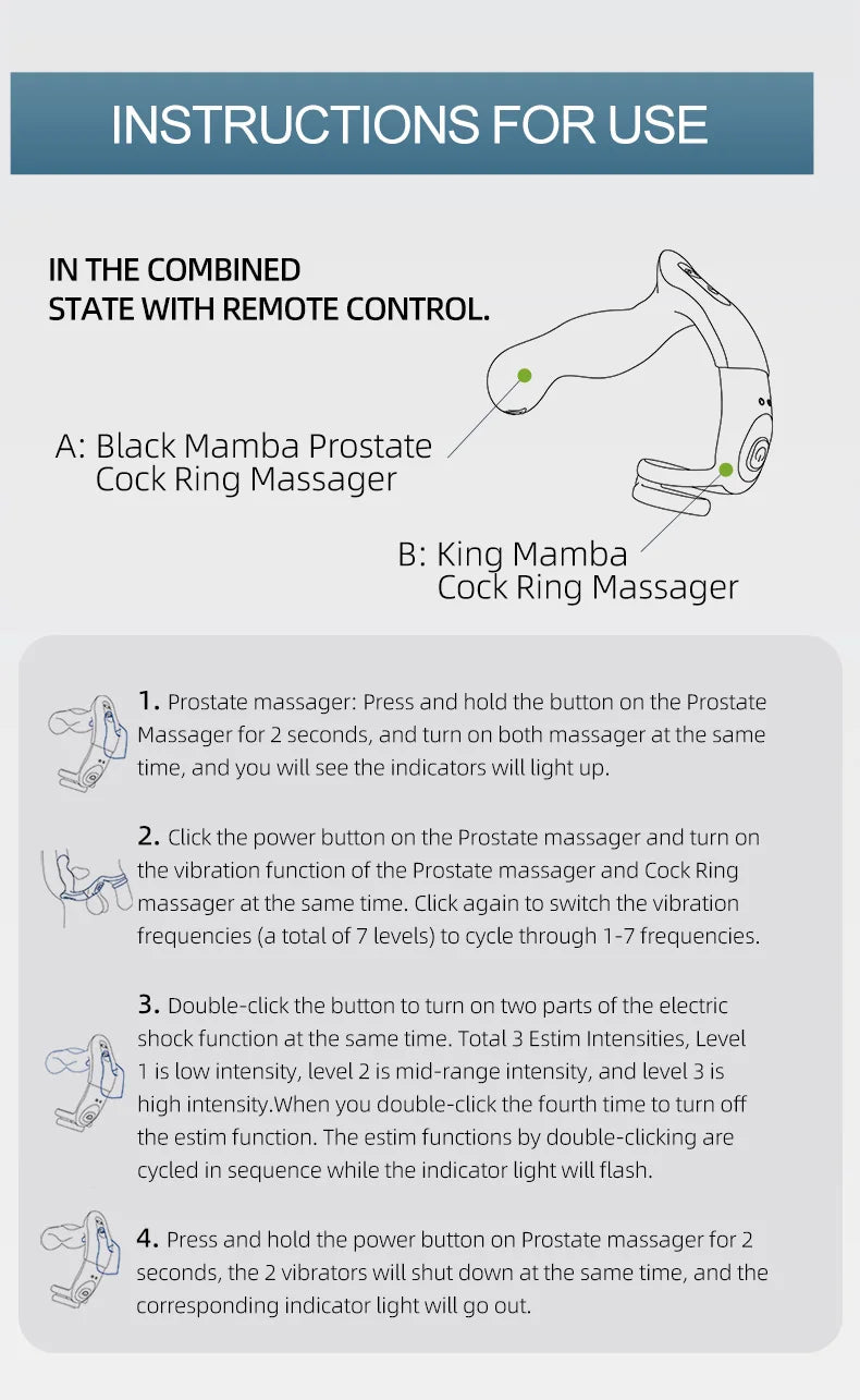 Prostate Massager Bluetooth APP Vibrator