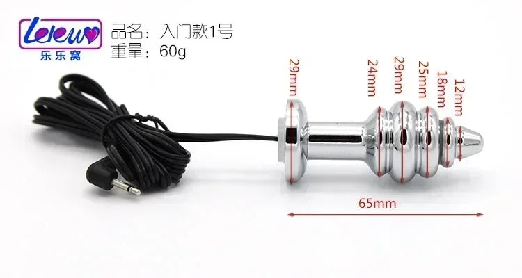 Sex Toys for Men Masturbation Novelty Electric Shock Butt Plug Anal Toys Penis Stimulation Pulse Orgasm Medical Theme Toys