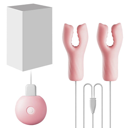 Sexspielzeug für Frauen Paare Brustmassage 10 Frequenzen Nippelklemmen Klitoris-Clip Nippel-Vibrator Nippel-Klitoris-Stimulation