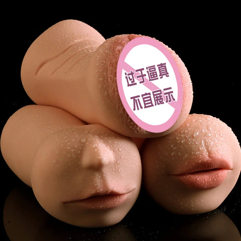 Sex Spielzeug Für Männer 18+ Künstliche Vagina Realistische Männliche Masturbation Tasche Pussy Echte Vagina Sextoys Silikon Erwachsene Produkt Tasse