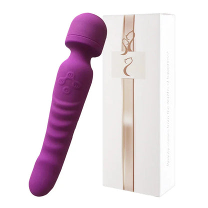 Dua Head Vibrator-Dildo mit Zauberstabkopf