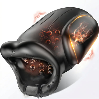 Male Sex Toys for Men - Male Masturbator Penis Vibrator with 10 Vibration Modes & App, Male Stroker Trainer Adult Toy for Extension