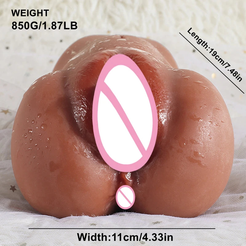 Realistic Vaginal Sex Toys for Men Pocket Pussy Erotic Oral Sex Artificial Anal Vagina 18+ Male Masturbators Adult Toys