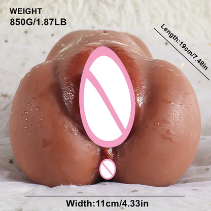 Realistic Vaginal Sex Toys for Men Pocket Pussy Erotic Oral Sex Artificial Anal Vagina 18+ Male Masturbators Adult Toys