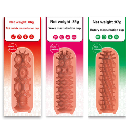 Male Masturbator, Adult Erotic Toy, Soft Silicone, Portable, Vagina, Pussy, Masturbation, Penis, Endurance, Exercise, Sex Toy for Men
