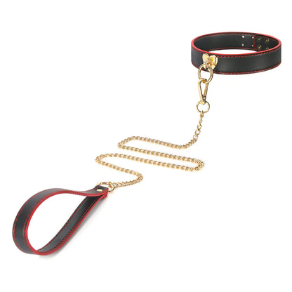 Sklaven-Rollenspiel-Set Leder-Handschellen Fußfesseln Ballknebel Maske Peitsche Halsband Leine Sexspielzeug für Frauen Paare BDSM Bondage-Kit