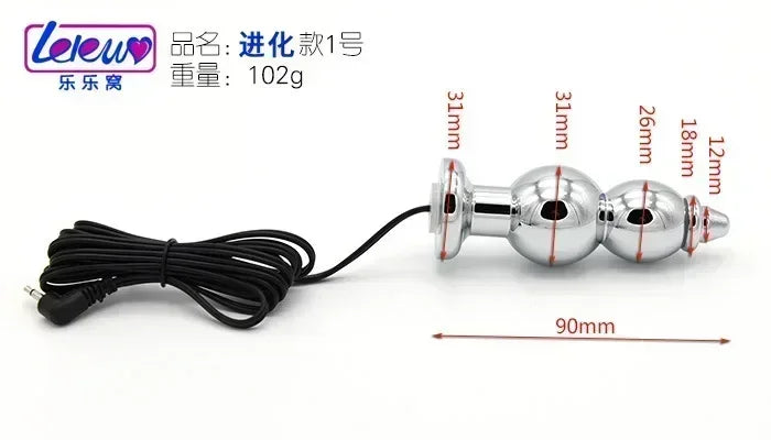 Sex Toys for Men Masturbation Novelty Electric Shock Butt Plug Anal Toys Penis Stimulation Pulse Orgasm Medical Theme Toys