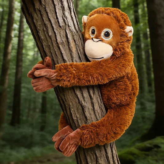 30-90CM Cartoon-Gorilla-Plüschtier Schimpansen Punch-Affe Weiche Stoffpuppe Deko Mädchen Geburtstagsgeschenk Orang-Utan-Plüschpuppen