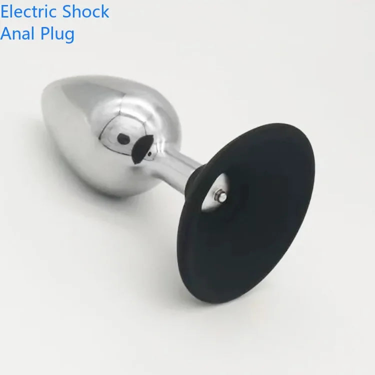 Sex Toys for Men Masturbation Novelty Electric Shock Butt Plug Anal Toys Penis Stimulation Pulse Orgasm Medical Theme Toys