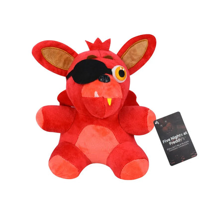 2025Neue FiveNight At Freddy Fnaf Niedliche Plüschtiere Puppe Bonnie Bär Foxy Cartoon Gefüllte Puppen Freddy Spielzeug Für Kinder Fans Geschenke