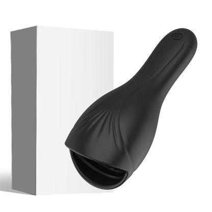 Rechargeable Penis Massager for Men with 10 Vibrating Modes, Male Masturbator, Delay Lasting Glans Trainer, Men's Glans Vibrator
