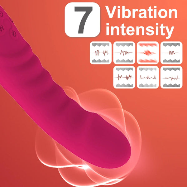 Dua Head Vibrator-Dildo mit Zauberstabkopf