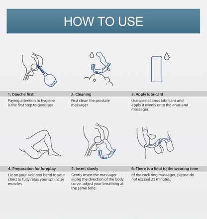 Prostate Massager Bluetooth APP Vibrator
