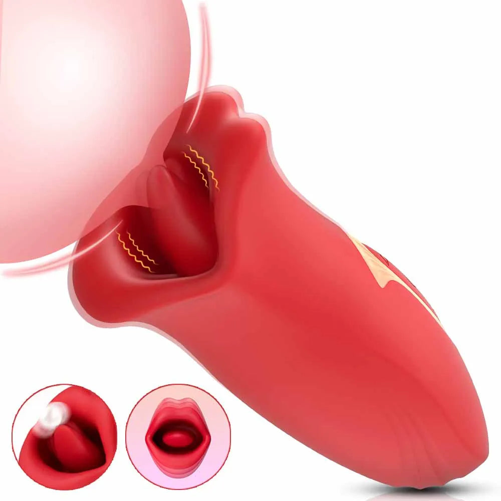 Sexspielzeug G-Punkt-Vibrator für Frauen Klitoris-Stimulator Dildo-Vibrator Zunge lecken Vagina Vibration Masturbator Spielzeug für Erwachsene ab 18 Jahren