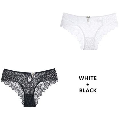 CINOON 2-teiliges Set – Sexy Damen-Spitzenhöschen