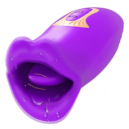 Sexspielzeug G-Punkt-Vibrator für Frauen Klitoris-Stimulator Dildo-Vibrator Zunge lecken Vagina Vibration Masturbator Spielzeug für Erwachsene ab 18 Jahren