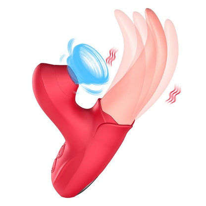 Sexspielzeug für Erwachsene für Frauen, 4-in-1-Vibrator mit Zungenstießdildos, G-Punkt-Dildo, 10 Klitoris-Leckmodi, weibliche Masturbation