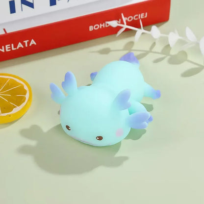 1/4 stücke Axolotl Squeeze Ball Nette Fisch Entspannen Cartoon Antistress Squishy Stress Relief Langsam Rising Für Erwachsene Kinder stretch Spielzeug