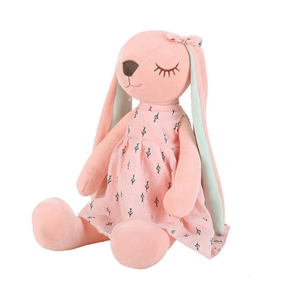 34/45/55cm Plüsch-Kaninchenpuppe Hase Plüschtier Stofftier Kaninchenpuppe Rosa Plüschhase Geschenk für Mädchen