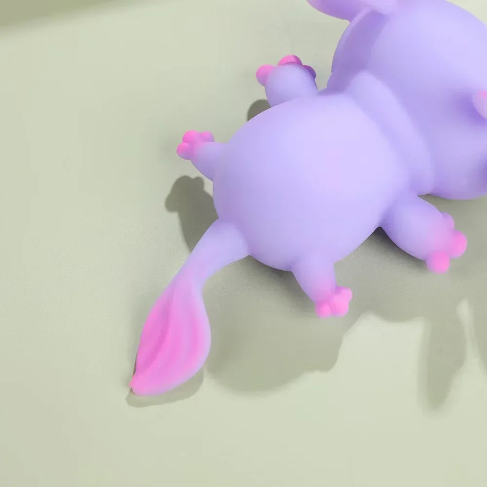1/4 stücke Axolotl Squeeze Ball Nette Fisch Entspannen Cartoon Antistress Squishy Stress Relief Langsam Rising Für Erwachsene Kinder stretch Spielzeug