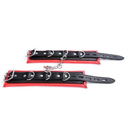Luxury faux leather handcuffs – Perfect for controlled BDSM play