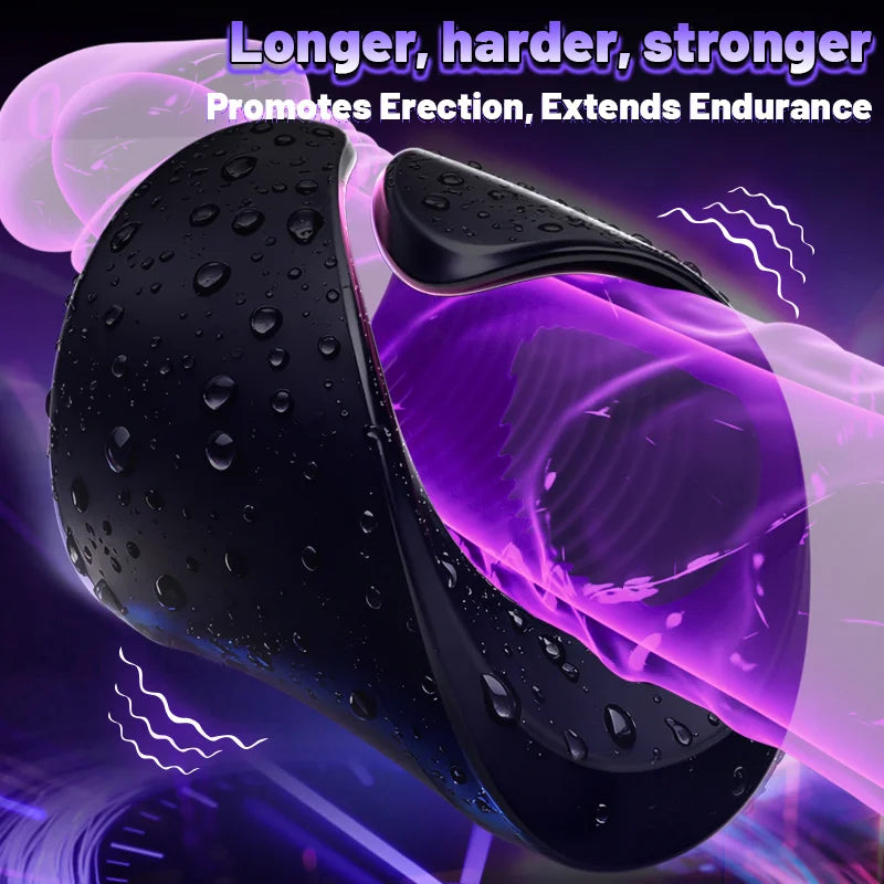 Sex Toys for Men - Male Masturbator Penis Training Vibrator with App Control Vibrating Sex Toy Stroker Glans Trainer Stimulator
