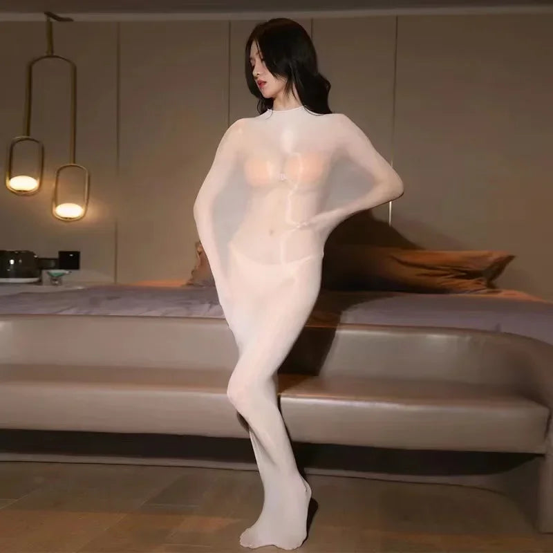 BDSM Dessous sexy, transparente Körpers trümpfe/Sack/schiere Umhüllung, elastische Bodysuit Body stocking Bondage, Sexspielzeug für Paare