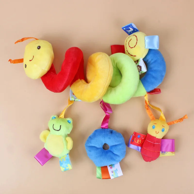 Baby Krippe Hängen Rasseln Spielzeug Auto Sitz Spielzeug Weiche Mobiles Kinderwagen Krippe Kinderbett Spirale Spielzeug Kinderwagen Hängen Puppen für Babys Neugeborenen Geschenk