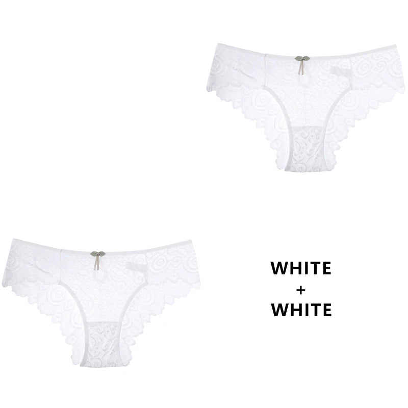 CINOON 2-teiliges Set – Sexy Damen-Spitzenhöschen
