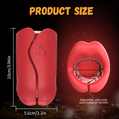 Male sex toy for men, adult toy, male masturbator with 9 vibration modes, powerful vibrating penis trainer, male sex toy
