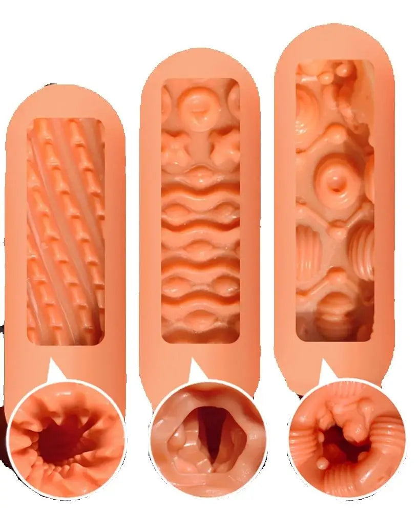 Male Masturbator, Adult Erotic Toy, Soft Silicone, Portable, Vagina, Pussy, Masturbation, Penis, Endurance, Exercise, Sex Toy for Men
