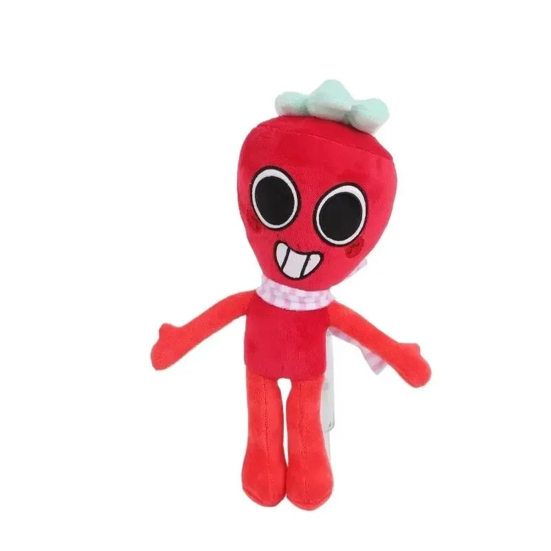 Neue Dandy's World 35cm Plüschfigur, Niedliche Dandy World Scrap Stoffpuppe, Horror-Spiel Goob Pebble Plüschtier, Weiches Kissen, Kinderspielzeug
