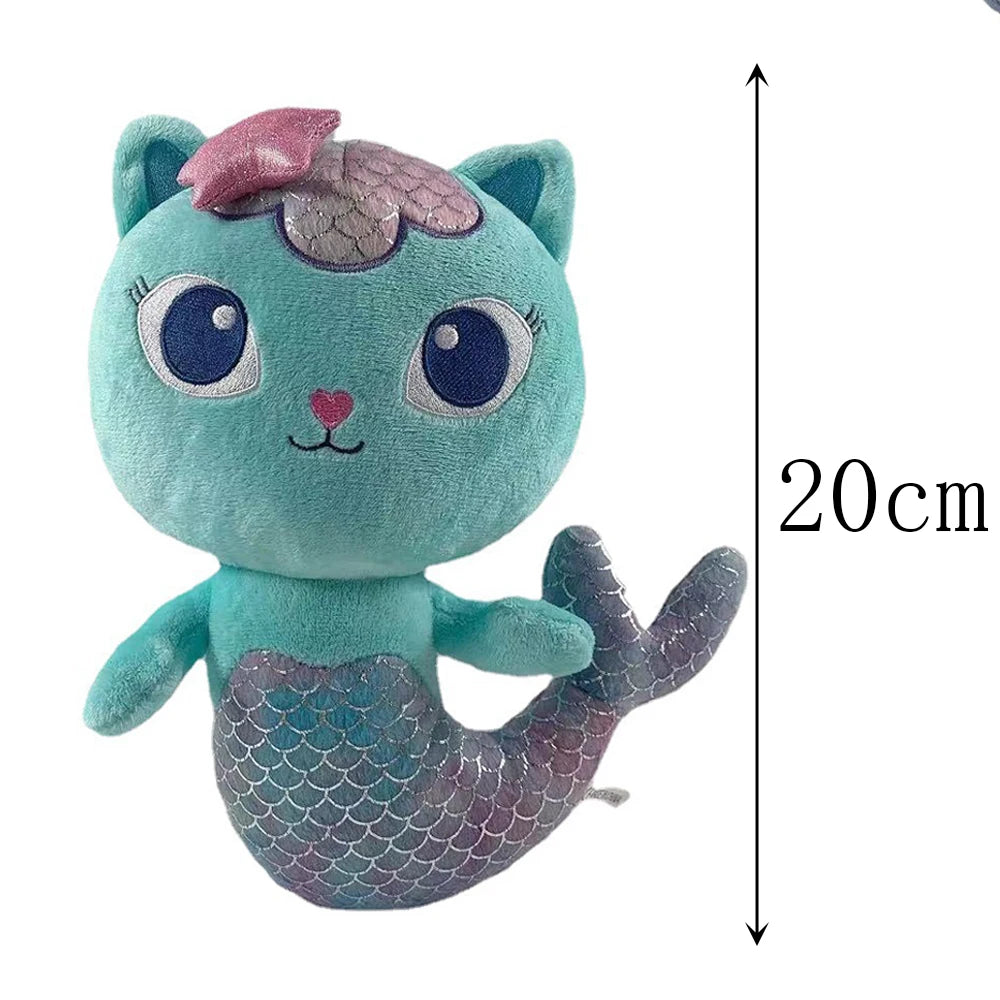 Neues Gabbys Puppenhaus Plüschtier Mercat Cartoon Kuscheltiere Lächelnde Katze Auto Katze Umarmung Gaby Girl Geburtstagsgeschenk!