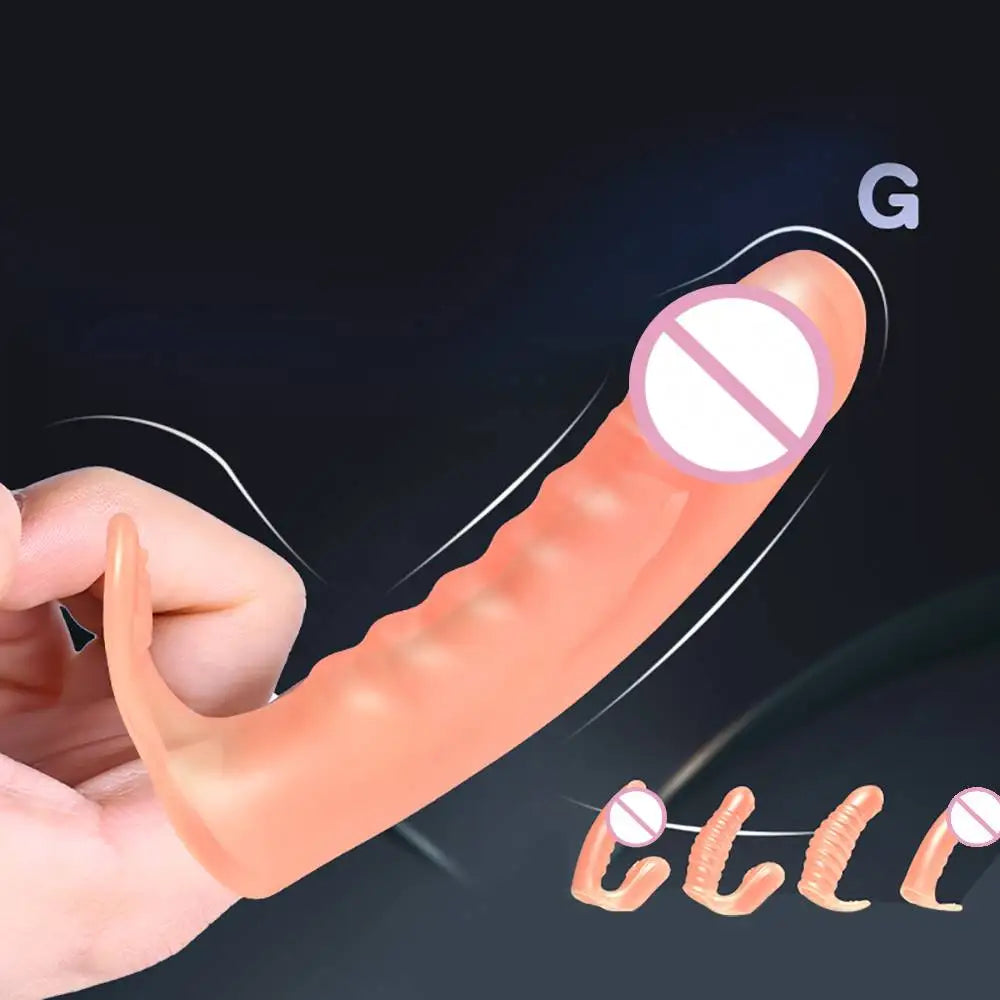 Sex Spielzeug Für Frauen Männer Erwachsene Erotische Bdsm G-punkt Vagina Massager Kein Vibrator Butt Plug Finger Hülse Klitoris Stimulator Sex Shop