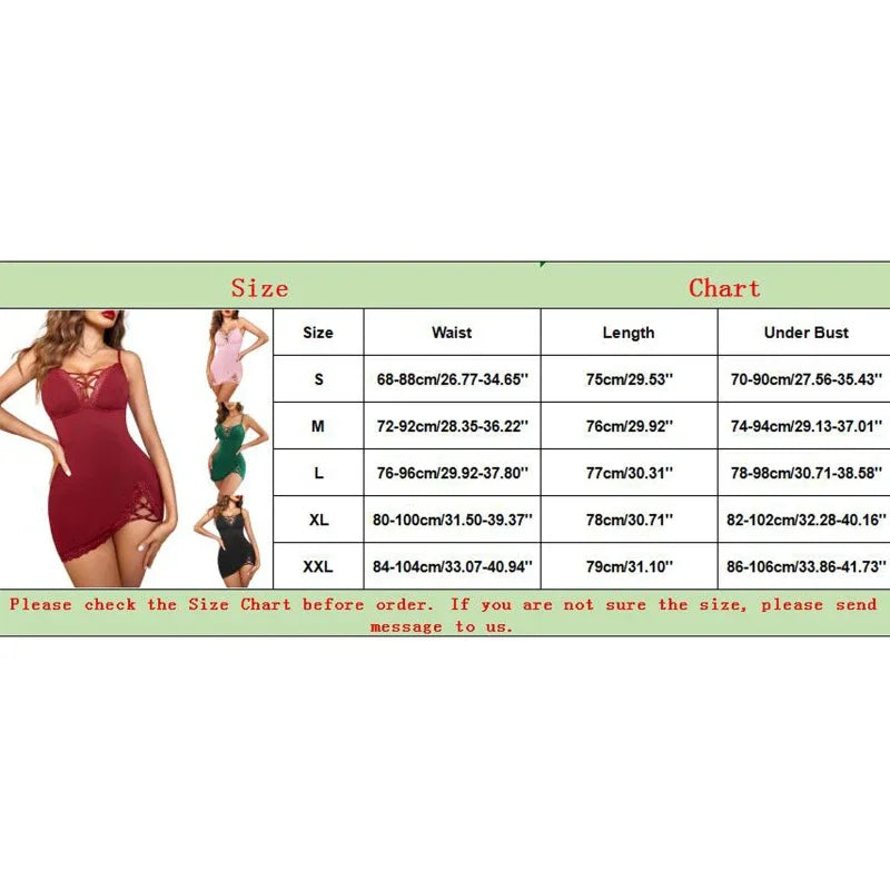 Sexy V-Ausschnitt Spitze Slip Nachtwäsche