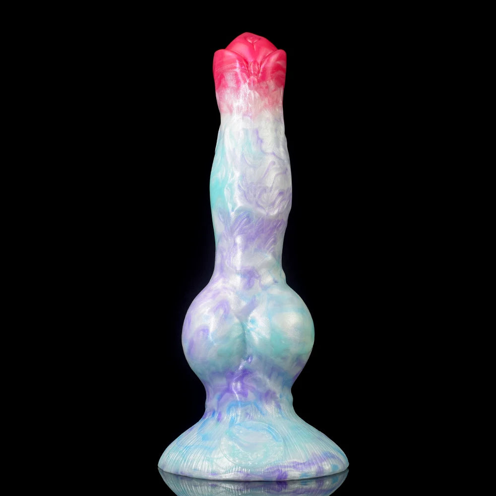 Silikon Dildo und großer Knoten Wolf Dog Dildos Fantasy Butt Plug