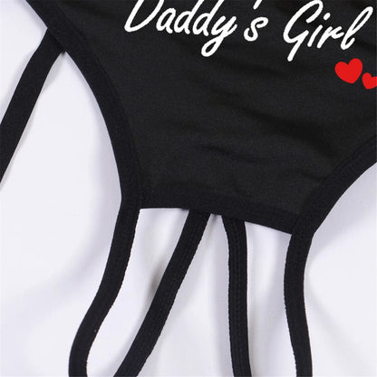 Sexy Tanga-Dessous mit Riemchen-Design für Partys und die Freizeit.