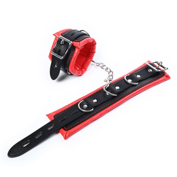Luxury faux leather handcuffs – Perfect for controlled BDSM play