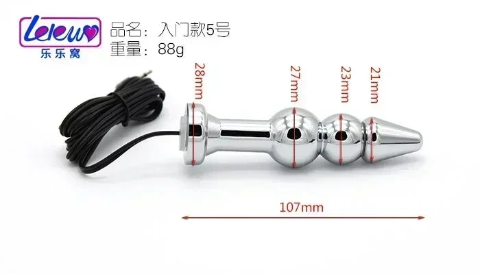 Sex Toys for Men Masturbation Novelty Electric Shock Butt Plug Anal Toys Penis Stimulation Pulse Orgasm Medical Theme Toys