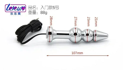 Sex Toys for Men Masturbation Novelty Electric Shock Butt Plug Anal Toys Penis Stimulation Pulse Orgasm Medical Theme Toys