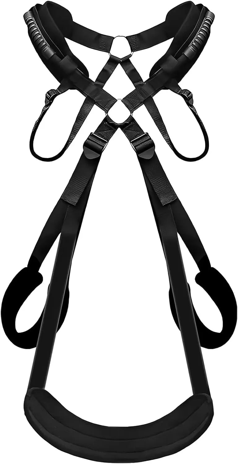 BDSM Sexschaukel-Set mit Bondage-Liebesschlingen für Paare, verstellbarer Riemen, Sexspielzeug für Erwachsene, weiche Plüschpolsterung, Matte, Sex-Fesseln-Spielzeug